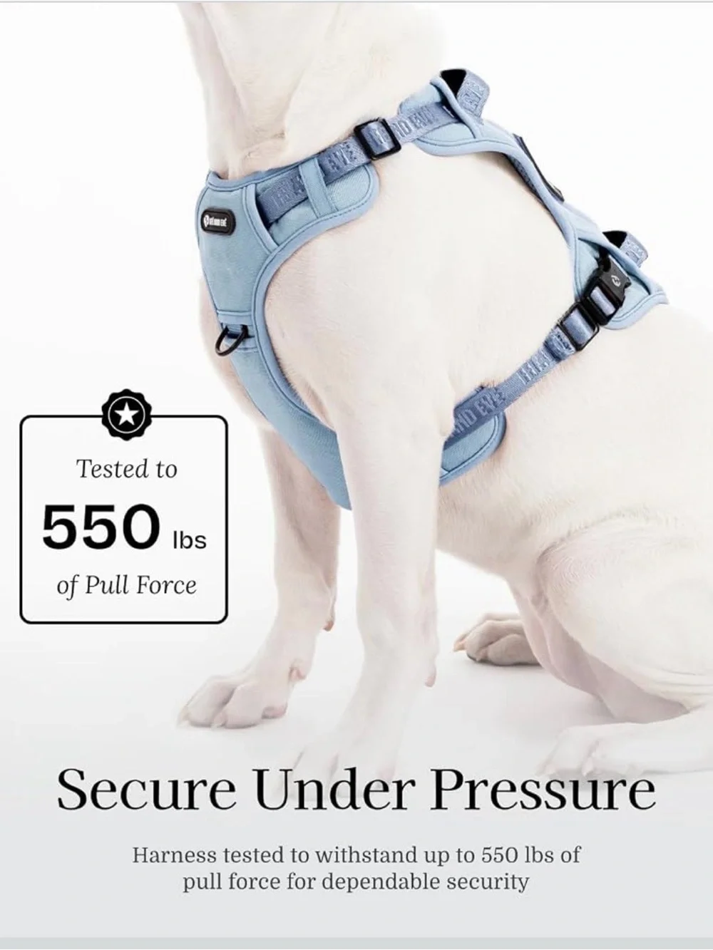 3-Point No-Pull Control, Dual Handle Support, Durable 900D Nylon 2187-1